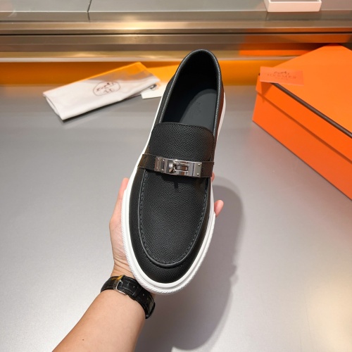 Replica Hermes Casual Shoes For Men #1243536 $125.00 USD for Wholesale