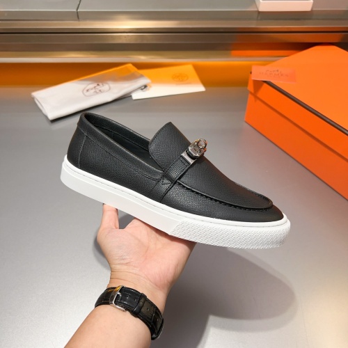 Replica Hermes Casual Shoes For Men #1243536 $125.00 USD for Wholesale