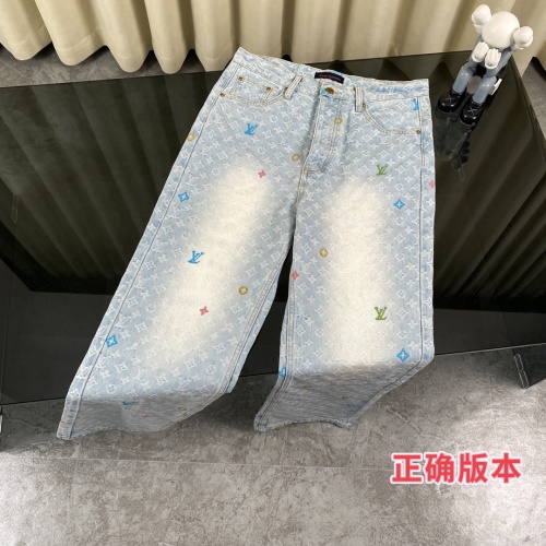 Wholesale Louis Vuitton LV Jeans For Unisex #1243605 $72.00 USD, Wholesale Quality Replica Louis Vuitton LV Jeans