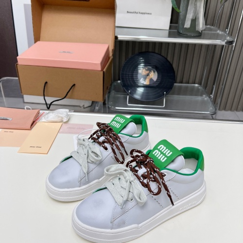 Wholesale MIU MIU Casual Shoes For Women #1243711 $100.00 USD, Wholesale Quality Replica MIU MIU Casual Shoes