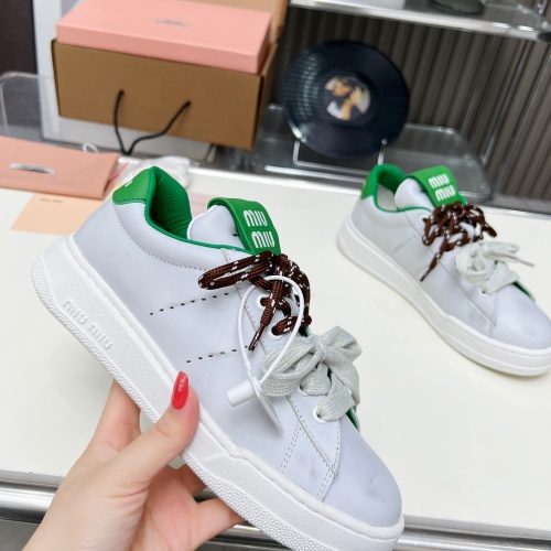 Replica MIU MIU Casual Shoes For Women #1243711 $100.00 USD for Wholesale