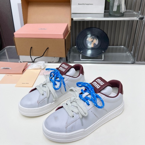 Wholesale MIU MIU Casual Shoes For Women #1243712 $100.00 USD, Wholesale Quality Replica MIU MIU Casual Shoes