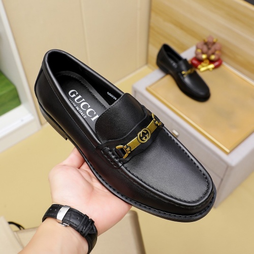 Replica Gucci Oxfords Shoes For Men #1243754 $85.00 USD for Wholesale