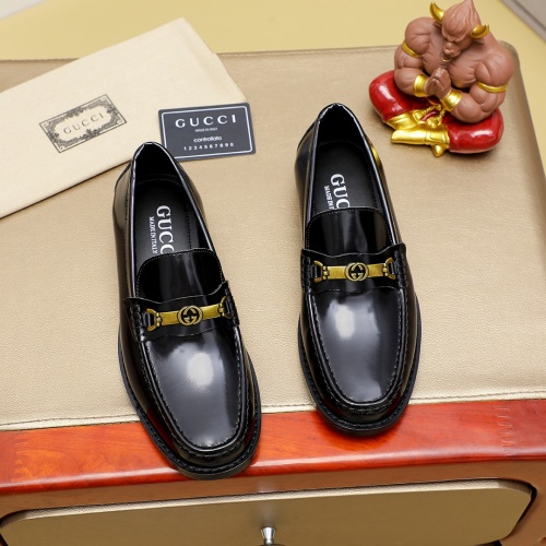 Wholesale Gucci Oxfords Shoes For Men #1243755 $85.00 USD, Wholesale Quality Replica Gucci Oxfords Shoes