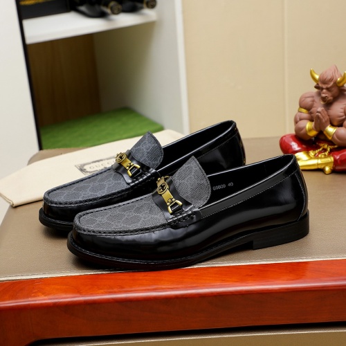 Replica Gucci Oxfords Shoes For Men #1243759 $85.00 USD for Wholesale