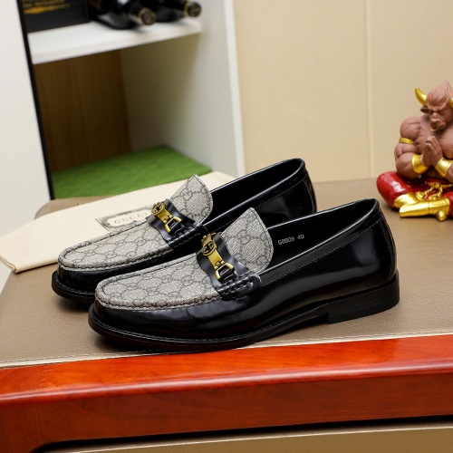 Replica Gucci Oxfords Shoes For Men #1243760 $85.00 USD for Wholesale