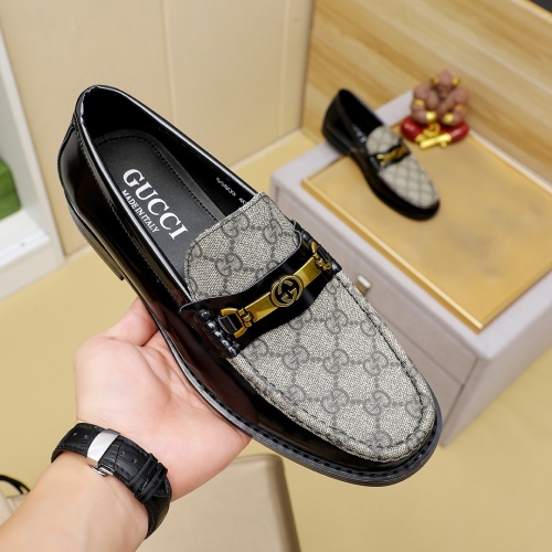 Replica Gucci Oxfords Shoes For Men #1243760 $85.00 USD for Wholesale