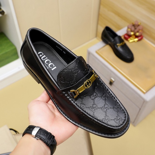 Replica Gucci Oxfords Shoes For Men #1243763 $85.00 USD for Wholesale