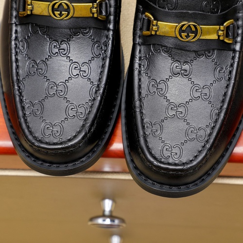 Replica Gucci Oxfords Shoes For Men #1243763 $85.00 USD for Wholesale