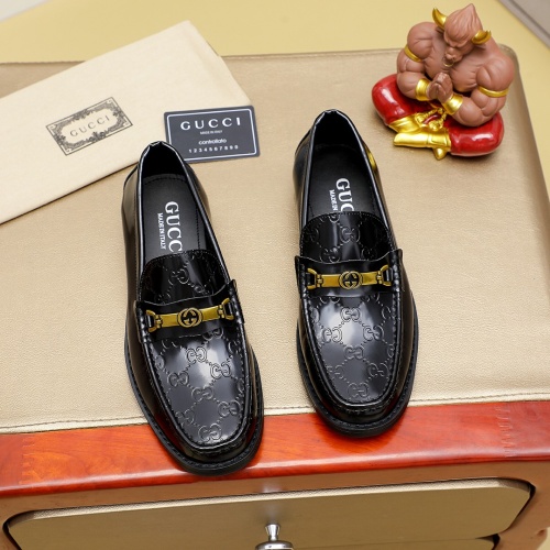 Wholesale Gucci Oxfords Shoes For Men #1243764 $85.00 USD, Wholesale Quality Replica Gucci Oxfords Shoes