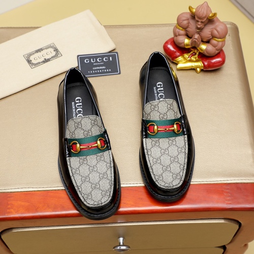 Wholesale Gucci Oxfords Shoes For Men #1243772 $85.00 USD, Wholesale Quality Replica Gucci Oxfords Shoes