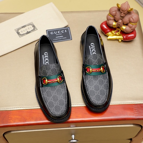 Wholesale Gucci Oxfords Shoes For Men #1243773 $85.00 USD, Wholesale Quality Replica Gucci Oxfords Shoes