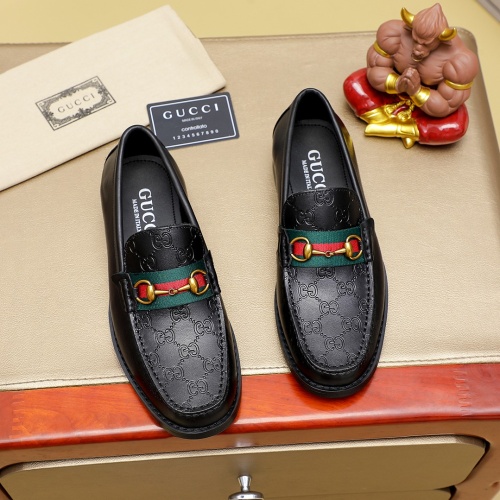 Wholesale Gucci Oxfords Shoes For Men #1243775 $85.00 USD, Wholesale Quality Replica Gucci Oxfords Shoes