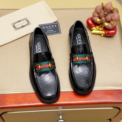 Wholesale Gucci Oxfords Shoes For Men #1243776 $85.00 USD, Wholesale Quality Replica Gucci Oxfords Shoes