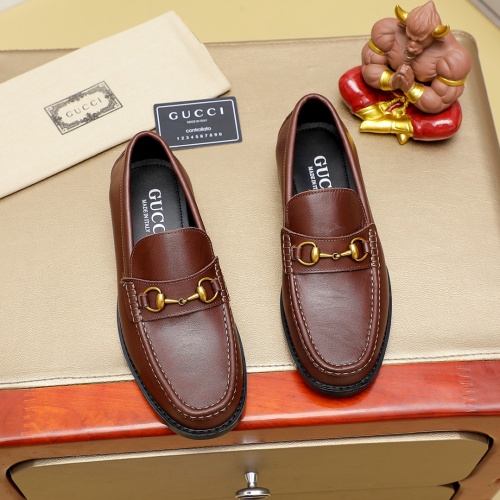 Wholesale Gucci Oxfords Shoes For Men #1243782 $85.00 USD, Wholesale Quality Replica Gucci Oxfords Shoes