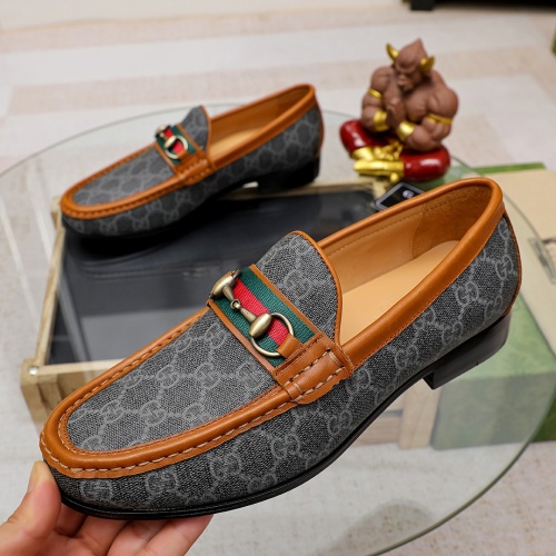 Wholesale Gucci Oxfords Shoes For Men #1243825 $80.00 USD, Wholesale Quality Replica Gucci Oxfords Shoes