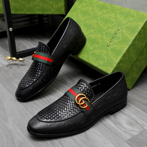 Wholesale Gucci Oxfords Shoes For Men #1243826 $68.00 USD, Wholesale Quality Replica Gucci Oxfords Shoes