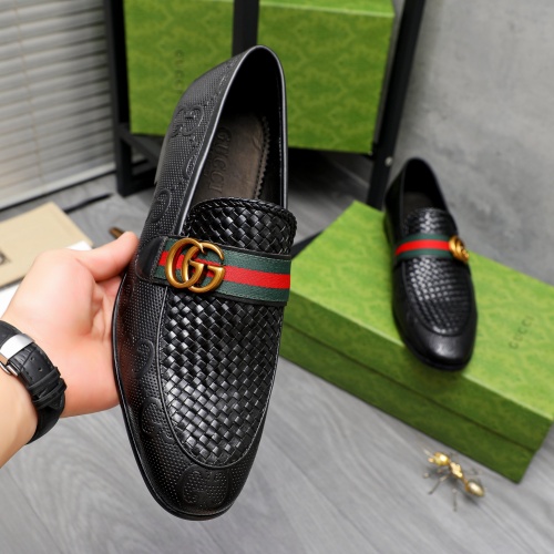 Replica Gucci Oxfords Shoes For Men #1243826 $68.00 USD for Wholesale