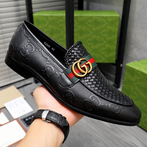 Replica Gucci Oxfords Shoes For Men #1243826 $68.00 USD for Wholesale