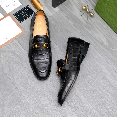 Replica Gucci Oxfords Shoes For Men #1243827 $68.00 USD for Wholesale