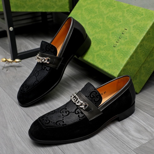 Wholesale Gucci Oxfords Shoes For Men #1243829 $82.00 USD, Wholesale Quality Replica Gucci Oxfords Shoes