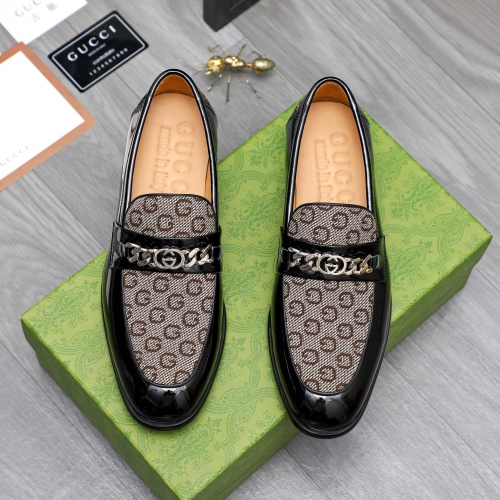 Replica Gucci Oxfords Shoes For Men #1243830 $82.00 USD for Wholesale