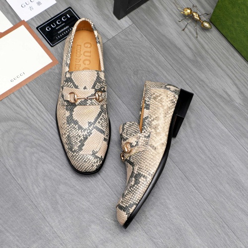 Replica Gucci Oxfords Shoes For Men #1243841 $82.00 USD for Wholesale