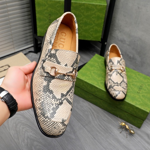 Replica Gucci Oxfords Shoes For Men #1243841 $82.00 USD for Wholesale