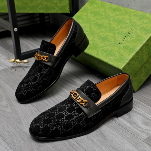 Wholesale Gucci Oxfords Shoes For Men #1243844 $82.00 USD, Wholesale Quality Replica Gucci Oxfords Shoes