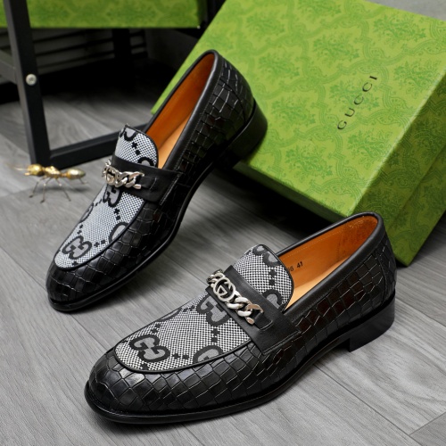 Wholesale Gucci Oxfords Shoes For Men #1243846 $82.00 USD, Wholesale Quality Replica Gucci Oxfords Shoes