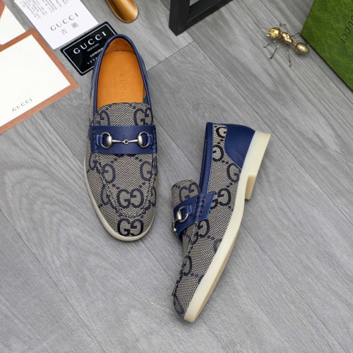 Replica Gucci Oxfords Shoes For Men #1243852 $115.00 USD for Wholesale