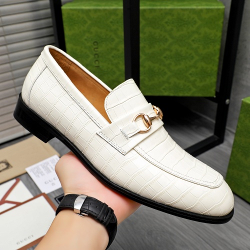 Replica Gucci Oxfords Shoes For Men #1243860 $82.00 USD for Wholesale