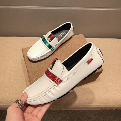 Replica Gucci Oxfords Shoes For Men #1243862 $72.00 USD for Wholesale