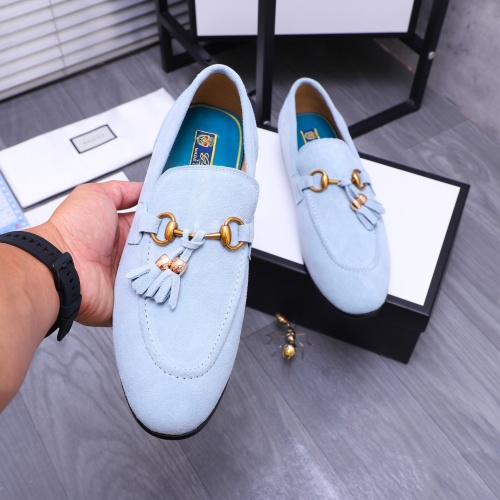 Replica Gucci Oxfords Shoes For Men #1243897 $88.00 USD for Wholesale