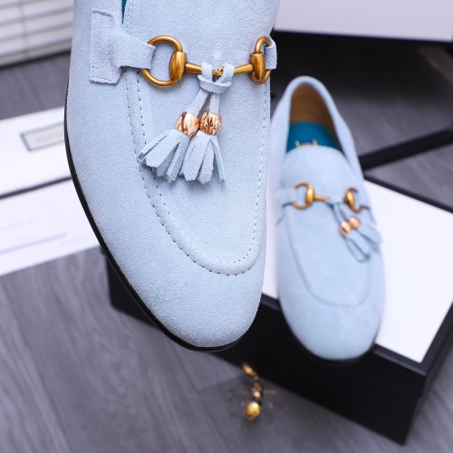 Replica Gucci Oxfords Shoes For Men #1243897 $88.00 USD for Wholesale