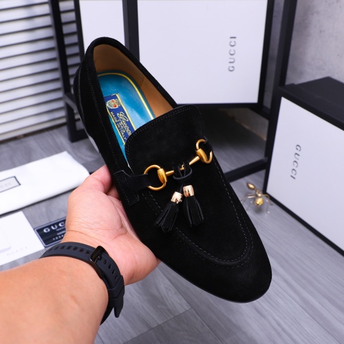 Replica Gucci Oxfords Shoes For Men #1243899 $88.00 USD for Wholesale