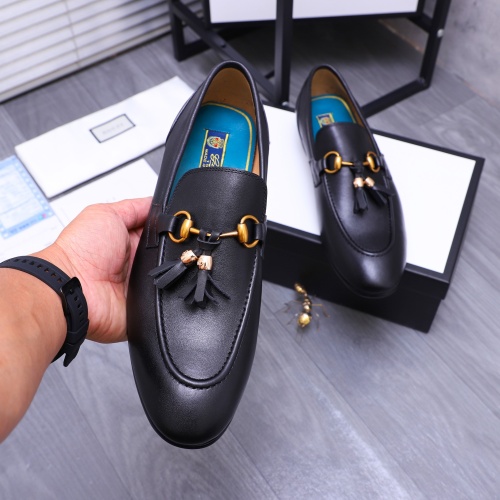 Replica Gucci Oxfords Shoes For Men #1243900 $88.00 USD for Wholesale