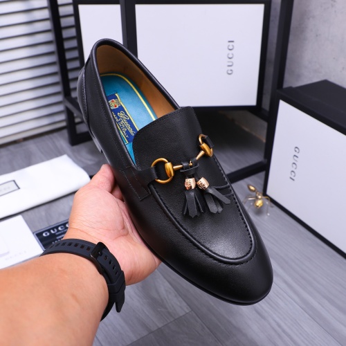 Replica Gucci Oxfords Shoes For Men #1243900 $88.00 USD for Wholesale