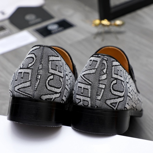 Replica Versace Leather Shoes For Men #1243906 $82.00 USD for Wholesale