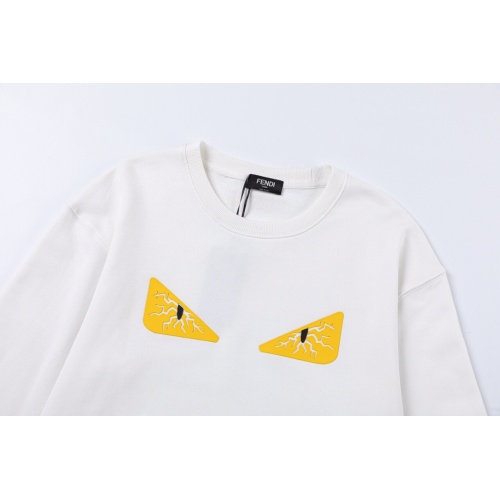 Replica Fendi Hoodies Long Sleeved For Unisex #1243971 $56.00 USD for Wholesale