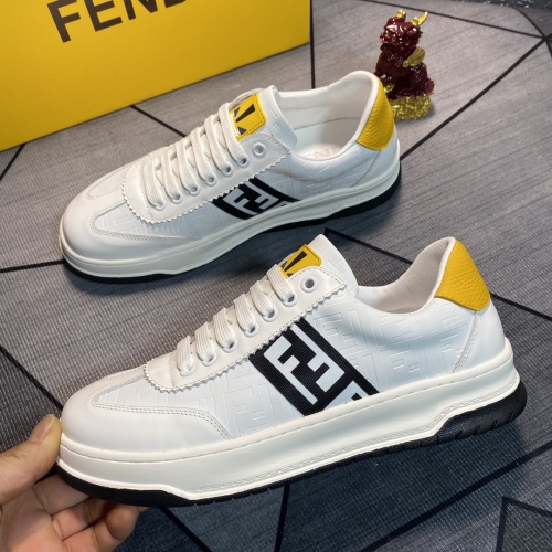 Wholesale Fendi Casual Shoes For Men #1244015 $76.00 USD, Wholesale Quality Replica Fendi Casual Shoes