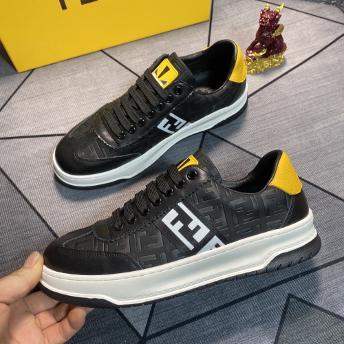 Wholesale Fendi Casual Shoes For Men #1244016 $76.00 USD, Wholesale Quality Replica Fendi Casual Shoes