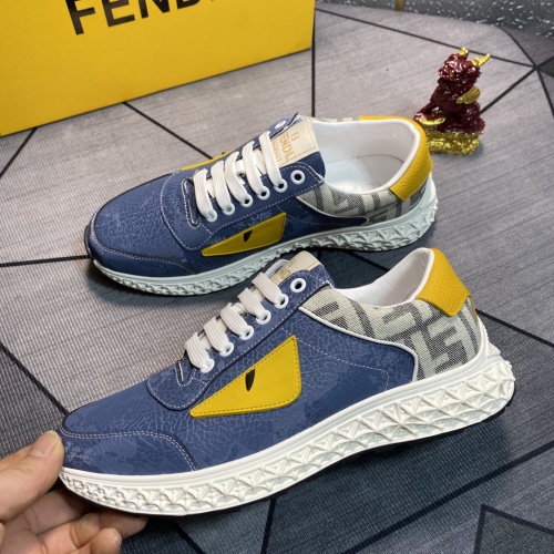 Wholesale Fendi Casual Shoes For Men #1244020 $76.00 USD, Wholesale Quality Replica Fendi Casual Shoes