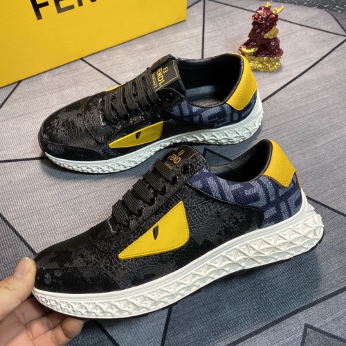 Wholesale Fendi Casual Shoes For Men #1244021 $76.00 USD, Wholesale Quality Replica Fendi Casual Shoes