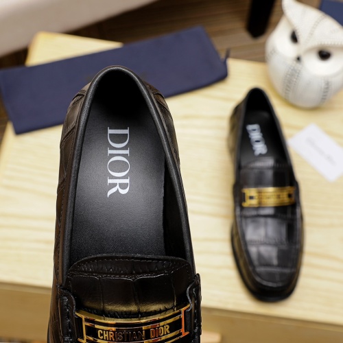 Replica Christian Dior Leather Shoes For Men #1244034 $85.00 USD for Wholesale