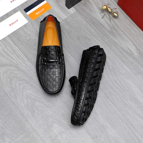 Replica Bally Leather Shoes For Men #1244040 $68.00 USD for Wholesale