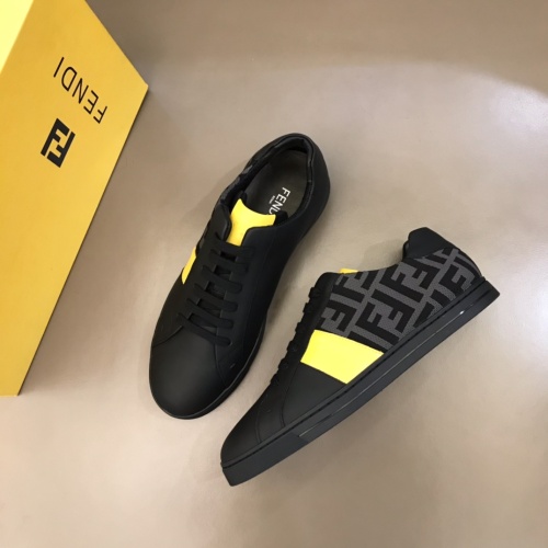 Wholesale Fendi Casual Shoes For Men #1244055 $72.00 USD, Wholesale Quality Replica Fendi Casual Shoes