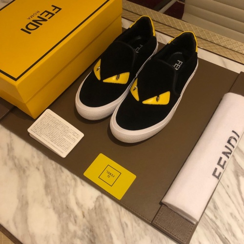 Wholesale Fendi Casual Shoes For Men #1244061 $68.00 USD, Wholesale Quality Replica Fendi Casual Shoes