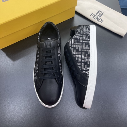 Wholesale Fendi Casual Shoes For Men #1244063 $68.00 USD, Wholesale Quality Replica Fendi Casual Shoes