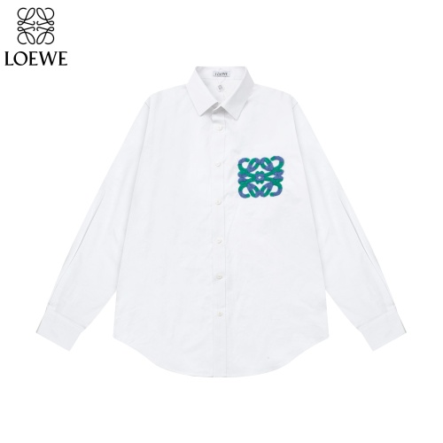 Wholesale LOEWE Shirts Long Sleeved For Unisex #1244097 $68.00 USD, Wholesale Quality Replica LOEWE Shirts